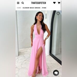 That’s so Fetch Elenor Maxi Dress Pink